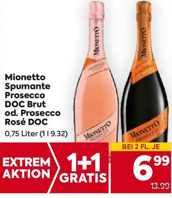 Billa Mionetto Spumante Prosecco DOC Brut od. Prosecco Rosé DOC Angebot