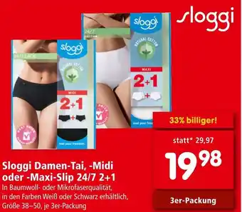 Interspar Sloggi Damen-Tai, -Midi oder -Maxi-Slip Angebot