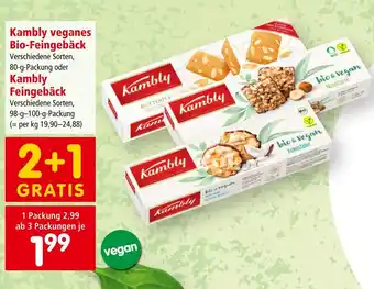 Interspar Kambly veganes Bio-Feingebäck Angebot