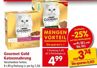 Interspar Gourmet Gold Katzennahrung Angebot