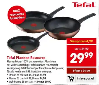 Interspar Tefal Pfannen Resource Angebot