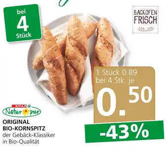 SPAR Gourmet ORIGINAL BIO-KORNSPITZ Angebot
