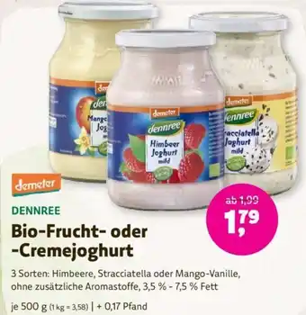 Denn's Biomarkt Bio-Frucht- oder -Cremejoghurt Angebot
