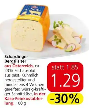 Eurospar Schärdinger Bergtilsiter Angebot