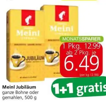 Eurospar Meinl Jubiläum Angebot