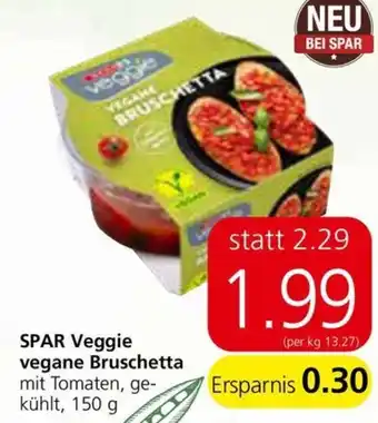 Eurospar SPAR Veggie vegane Bruschetta Angebot