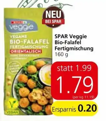 Eurospar SPAR Veggie Bio-Falafel Fertigmischung Angebot