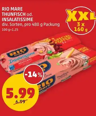 PENNY RIO MARE THUNFISCH od. INSALATISSIME Angebot