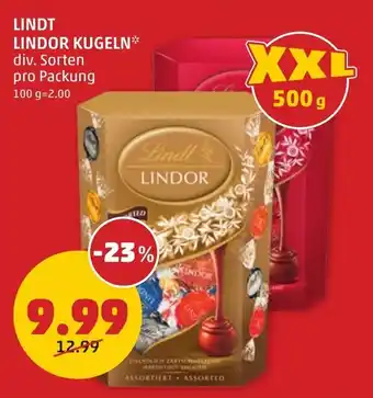 PENNY LINDT LINDOR KUGELN Angebot