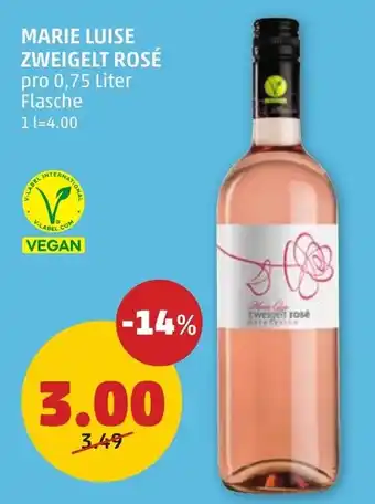 PENNY MARIE LUISE ZWEIGELT ROSÉ Angebot