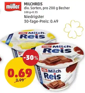 PENNY MILCHREIS Angebot