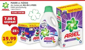 PENNY PULVER od. FLÜSSIG Angebot