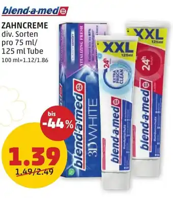 PENNY ZAHNCREME Angebot