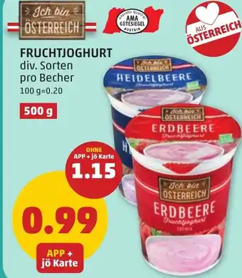 PENNY FRUCHTJOGHURT Angebot