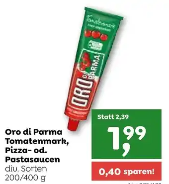 ADEG Oro di Parma Tomatenmark, Pizza-od. Pastasaucen Angebot