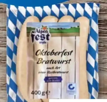 Lidl Oktoberfest bratwurst Angebot