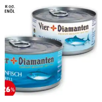 PENNY Vier diamanten thunfisch versch. sorten penny 195 gramm 1 dose Angebot