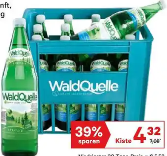 Lagerhaus WALDQUELLE Mineralwasser Angebot