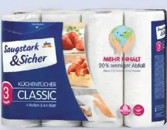 dm Saugstark & Sicher Küchentücher Angebot