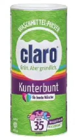 dm claro Waschmittel-Pulver Angebot