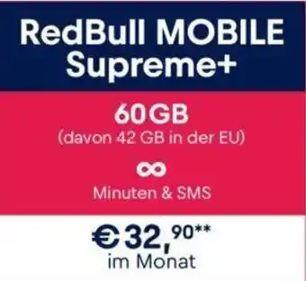Media Markt RedBull MOBILE Supreme Angebot