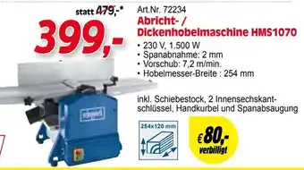 Zgonc Abricht-/ Dickenhobelmaschine HMS1070 Angebot