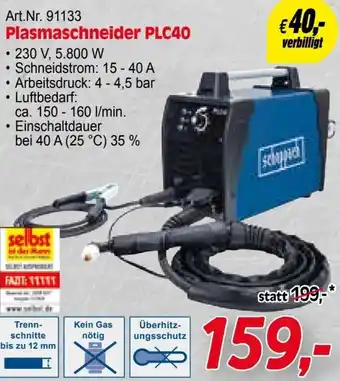 Zgonc Plasmaschneider PLC40 Angebot