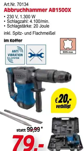 Zgonc Abbruchhammer AB1500X Angebot