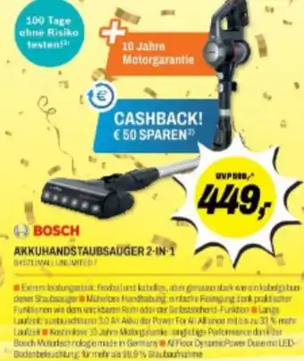 ETech BOSCH AKKUHANDSTAUBSAUGER Angebot