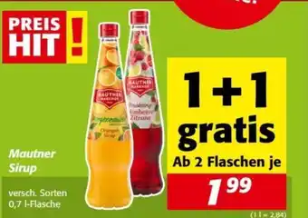 Nah&Frisch Mautner Sirup Angebot