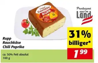 Nah&Frisch Rauchkäse Chili Paprika Angebot