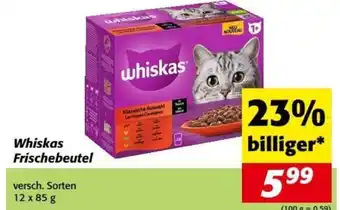 Nah&Frisch Whiskas Frischebeutel Angebot
