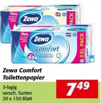 Nah&Frisch Zewa Comfort Toilettenpapier Angebot