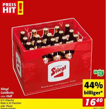 Nah&Frisch Stiegl Goldbräu oder Hell Angebot