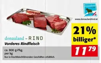 Nah&Frisch donauland - RIND Vorderes Rindfleisch Angebot