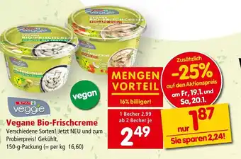 Interspar Vegane Bio-Frischcreme Angebot