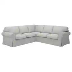 IKEA Ektorp bezug für ecksofa 4-sitzig, tallmyra weiß/schwarz Angebot