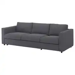 IKEA Vimle bezug 3er-bettsofa, gunnared mittelgrau Angebot