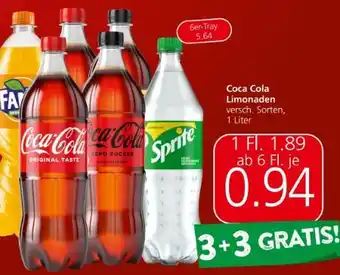 Spar Coca cola limonade Angebot