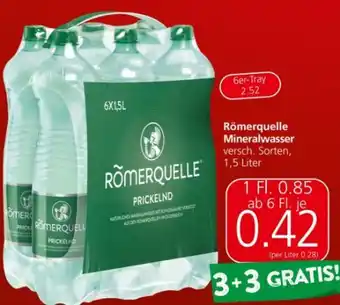 Spar Mineralwasser Angebot