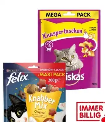 Interspar Felix knabber mix katzensnacks Angebot