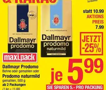 Maximarkt Dallmayr Prodomo Angebot