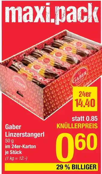 Maximarkt Gaber Linzerstangerl Angebot