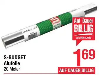 Maximarkt S-BUDGET Alufolie Angebot