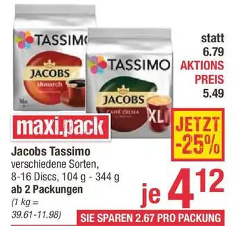 Maximarkt Jacobs Tassimo Angebot