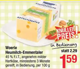 Maximarkt Woerle Heumilch-Emmentaler Angebot