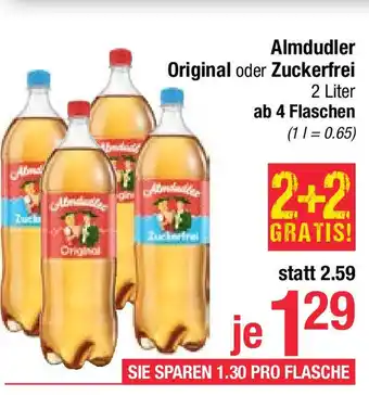 Maximarkt Almdudler Original oder Zuckerfrei Angebot