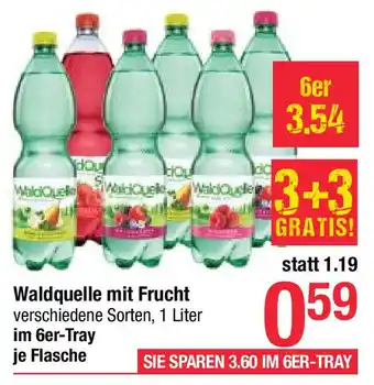 Maximarkt Waldquelle mit Frucht Angebot