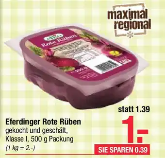 Maximarkt Eferdinger Rote Rüben Angebot