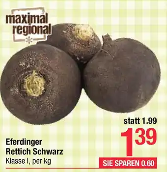 Maximarkt Eferdinger Rettich Schwarz Angebot